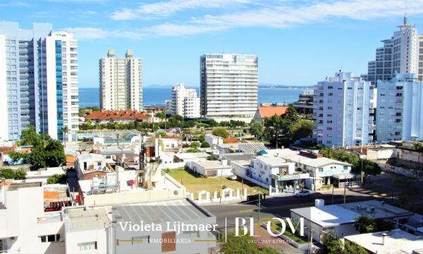 Moderno Apartamento 1 dormitorio y medio, a metros del mar, Onix, Punta del Este